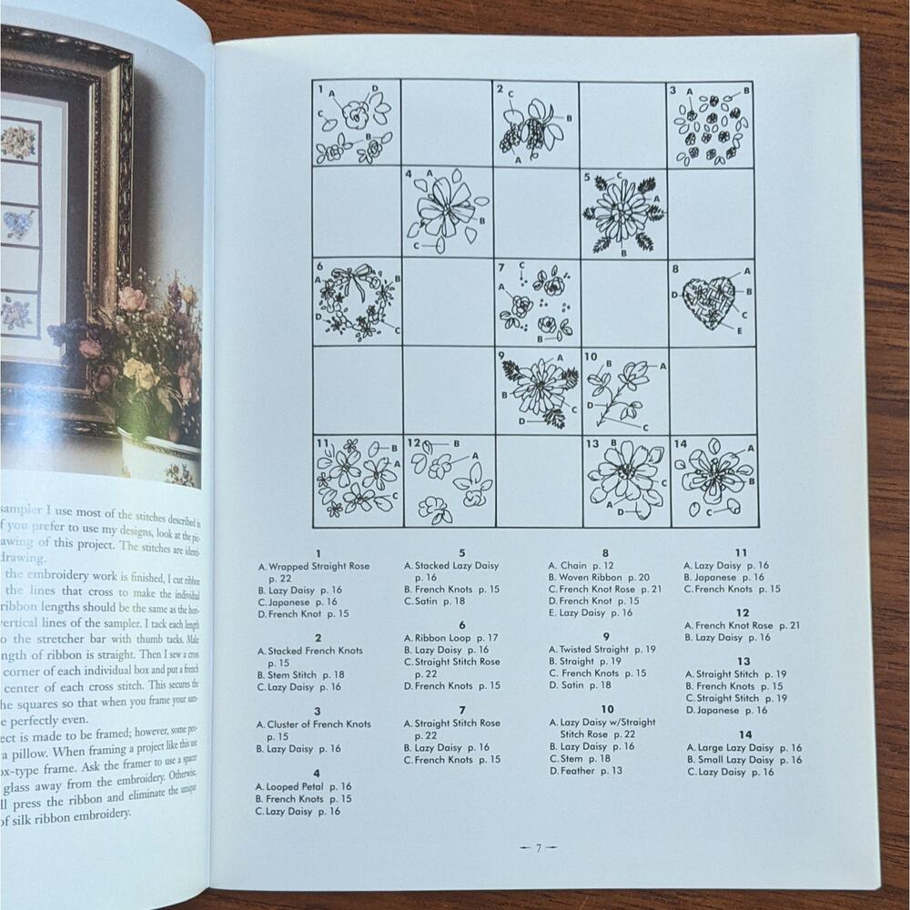 Esther's Silk Ribbon Embroidery Pattern Book - Picture 2 of 5